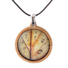 Autumn Leaf - Pendant Wooden Bamboo Pendant - Handmade In Tasmania