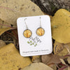 Leaf Earrings - Tasmanian Handmade Nature Jewellery - Myrtle and Me