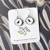 Black Currawong Endemic Tasmanian Bird Earrings - Handmade Nature Jewellery - Myrtle and Me