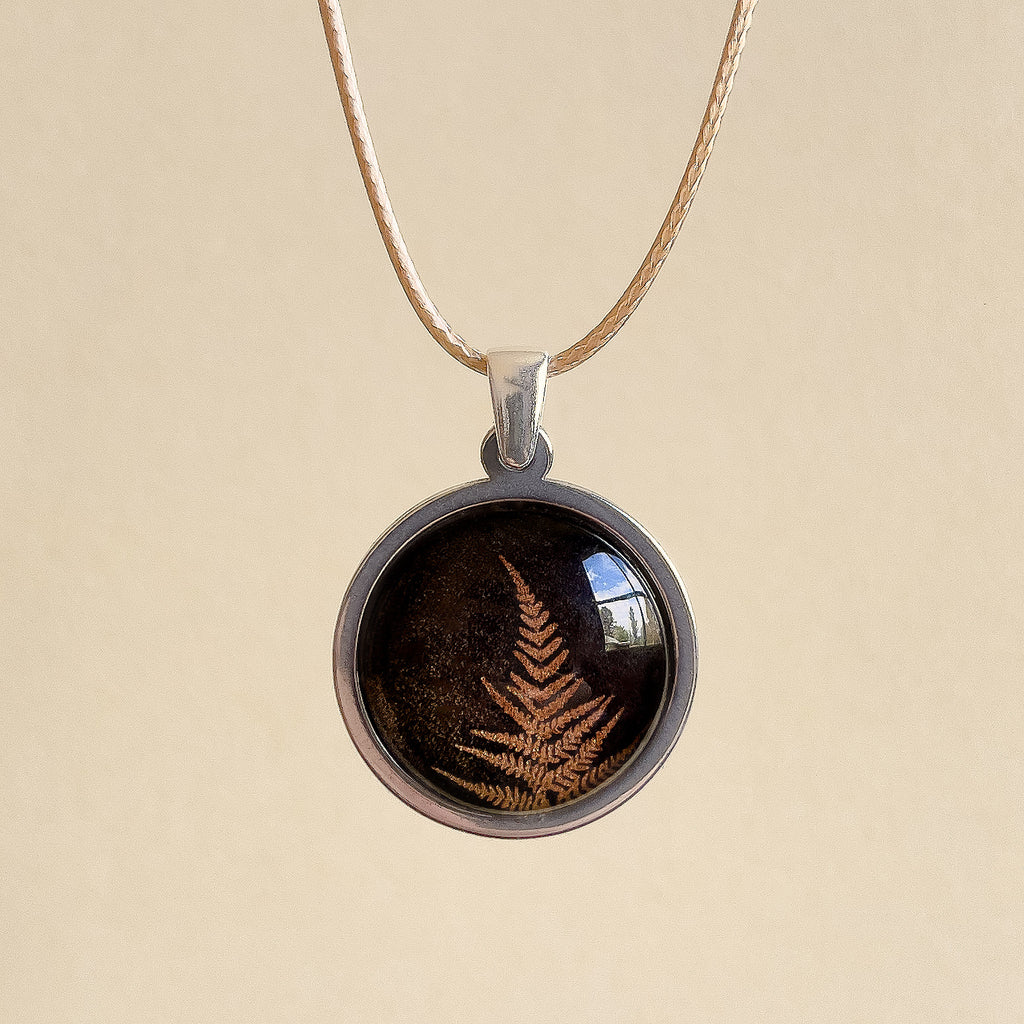 Tasmanian Fern Necklace - Made In Australia From Stainless Steel - Myrtle & Me