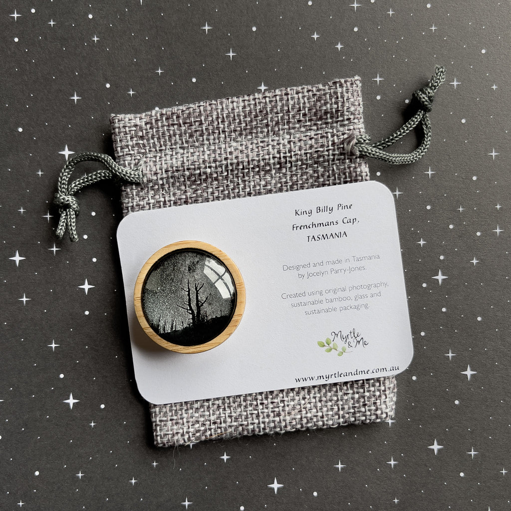 King Billy Brooch - Handmade In Tasmania - Walls of Jerusalem - Myrtle & Me