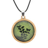Green Myrtle Tree Leaves - Pendant - Tasmanian Jewellery