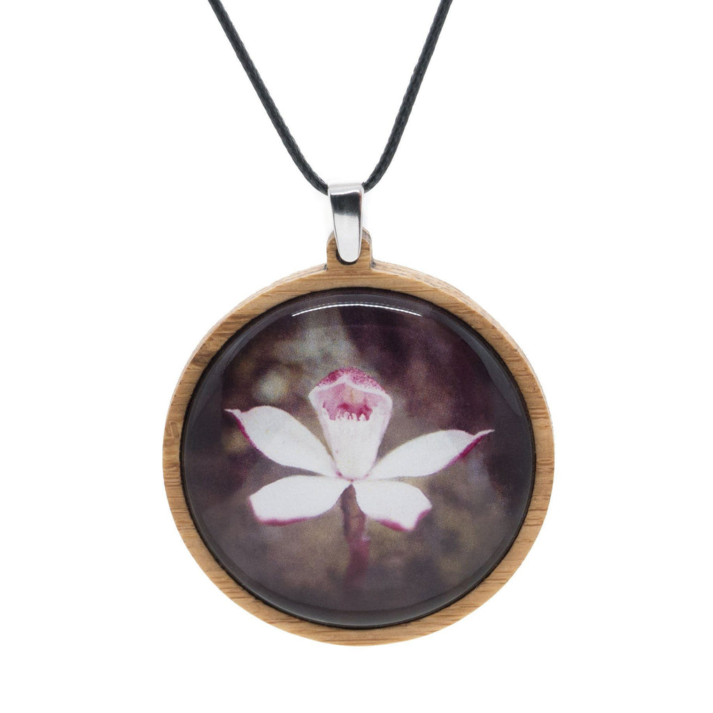 Alpine Finger Orchid - Pendant (Large) - Pendant-Myrtle & Me