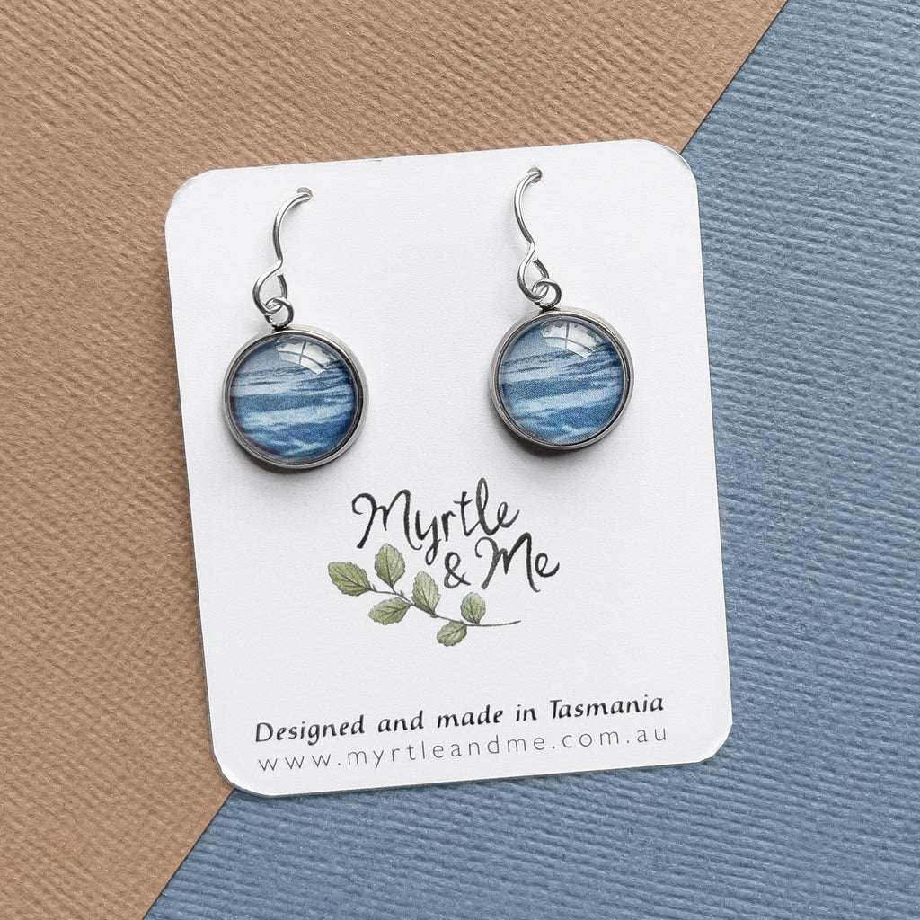 Fortescue Bay Tasmania Handmade Dangle Earrings - Three Capes - Myrtle & Me Jewellery
