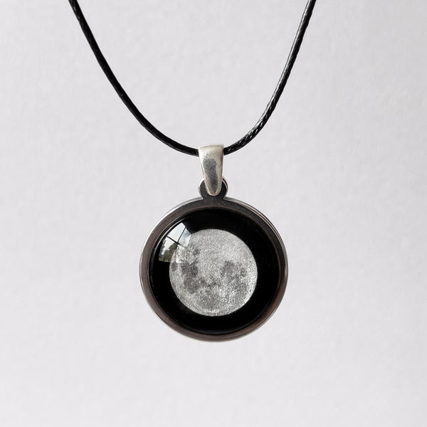 Supermoon Handmade Stainless Steel Necklace - Myrtle & Me - Australian Jewellery