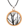 White Winter Trees Handmade Necklace - Myrtle & Me - Tasmanian Jewellery