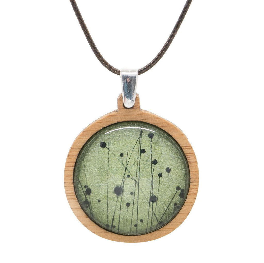 Green Buttongrass - Pendant (Medium) - Pendant - Myrtle & Me