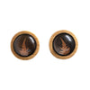 Bronze Fern - Handmade Stud Earrings By Myrtle & Me - Tasmanian Jewellery