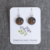 Bronze Fern - Drop Earrings - Handmade In Tasmania By Myrtle & Me Designs