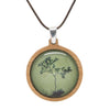 Myrtle & Me Pendant - Green Myrtle Tree Design - Handmade In Tasmania