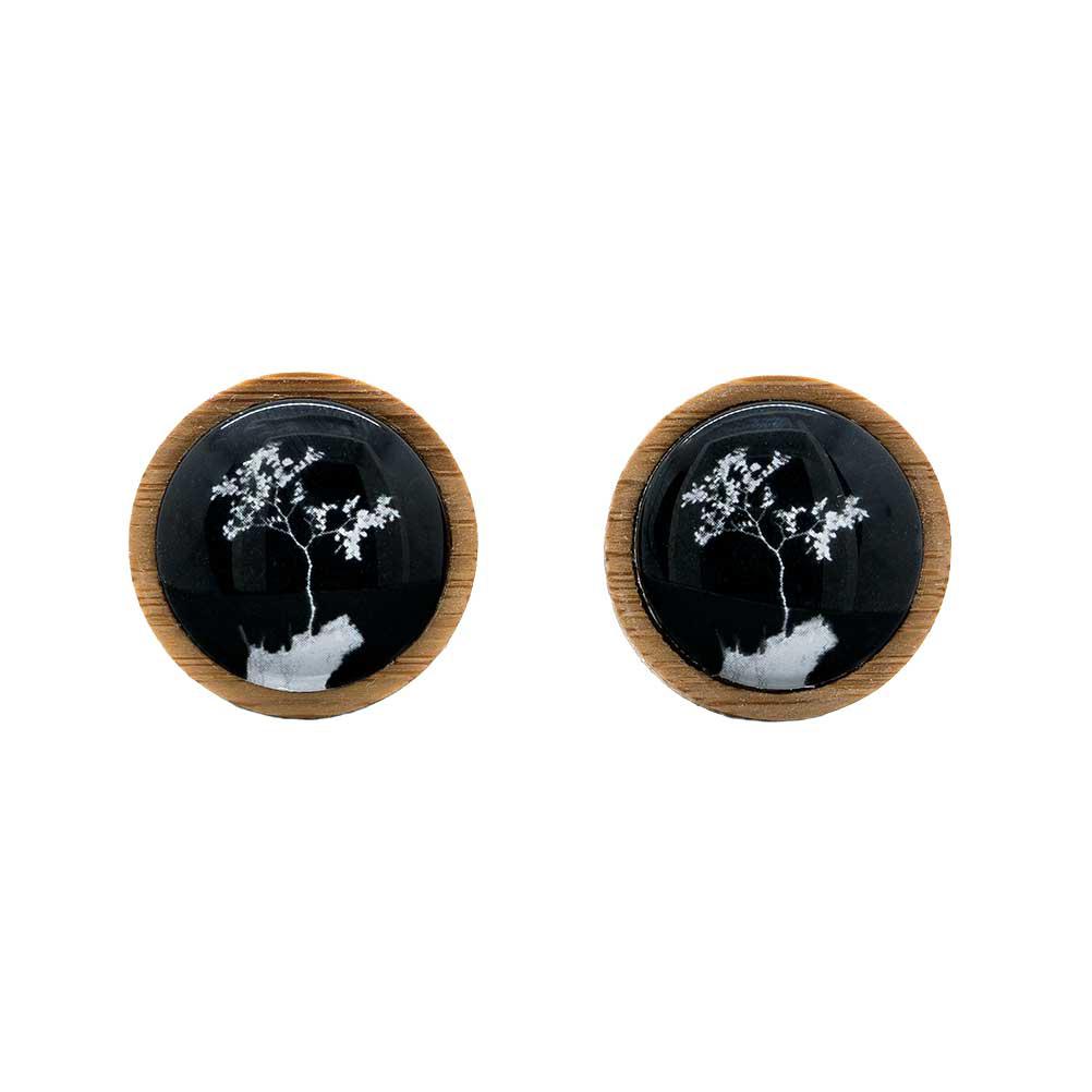 Black Myrtle Tree Cufflinks - Myrtle & Me