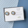 Fortescue Bay Tasmania Handmade Wooden Stud Earrings - Gift Boxed - Myrtle & Me Jewellery